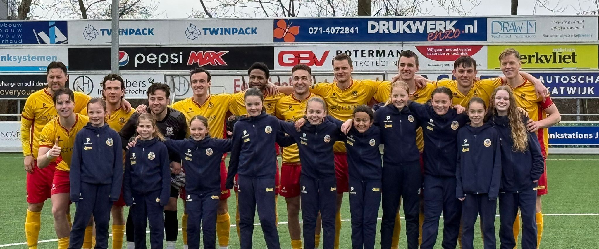 Team van de week met spelers van het tweede van Valken '68