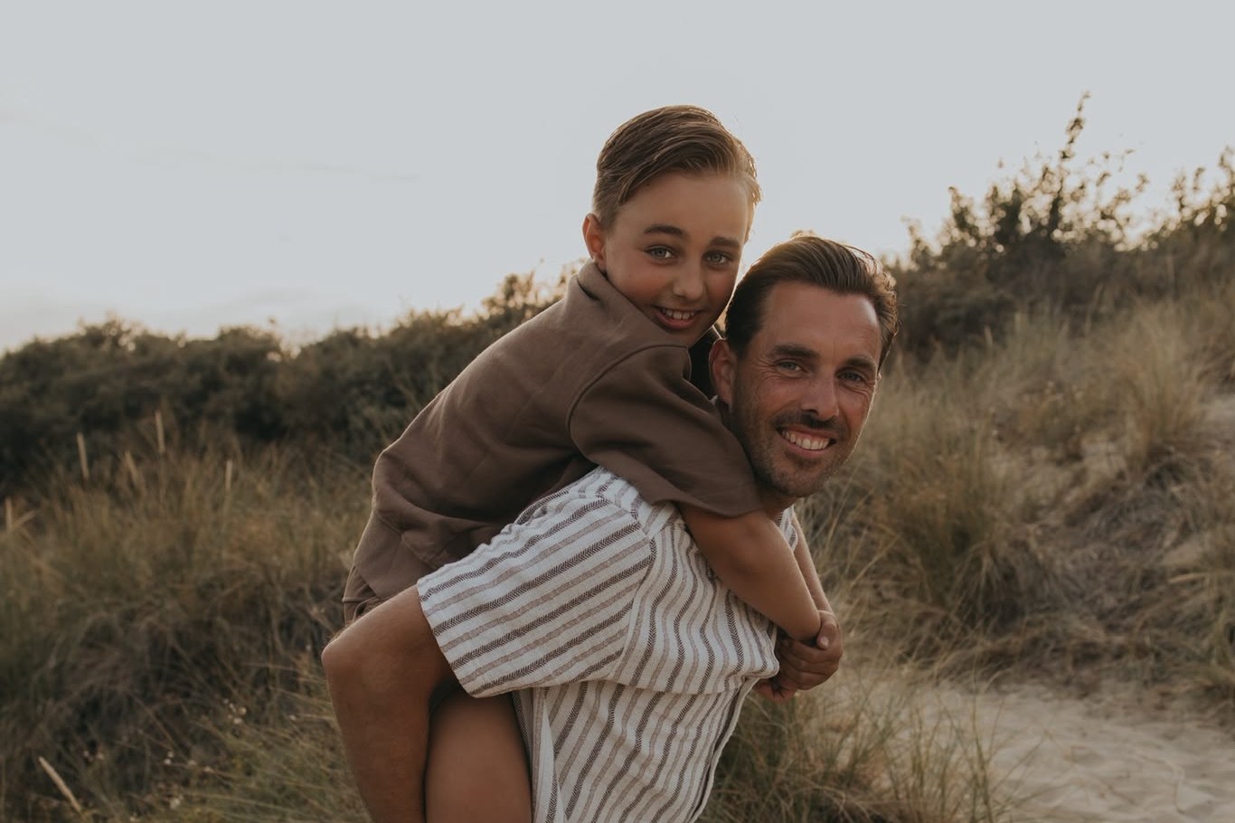 Lennard van der Plas met zijn zoon Vik