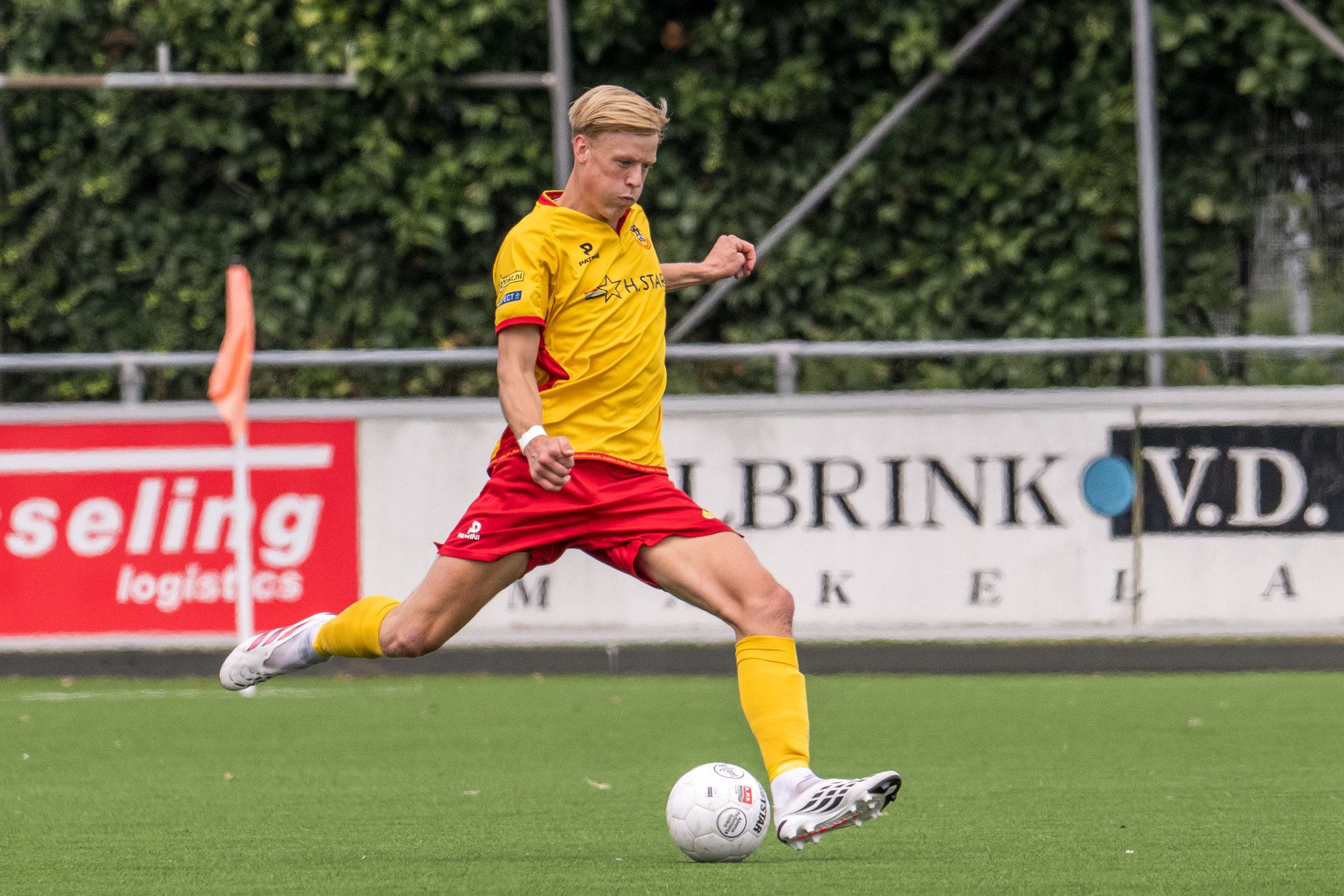 Matthijs Heeringa in actie tegen Ter Leede