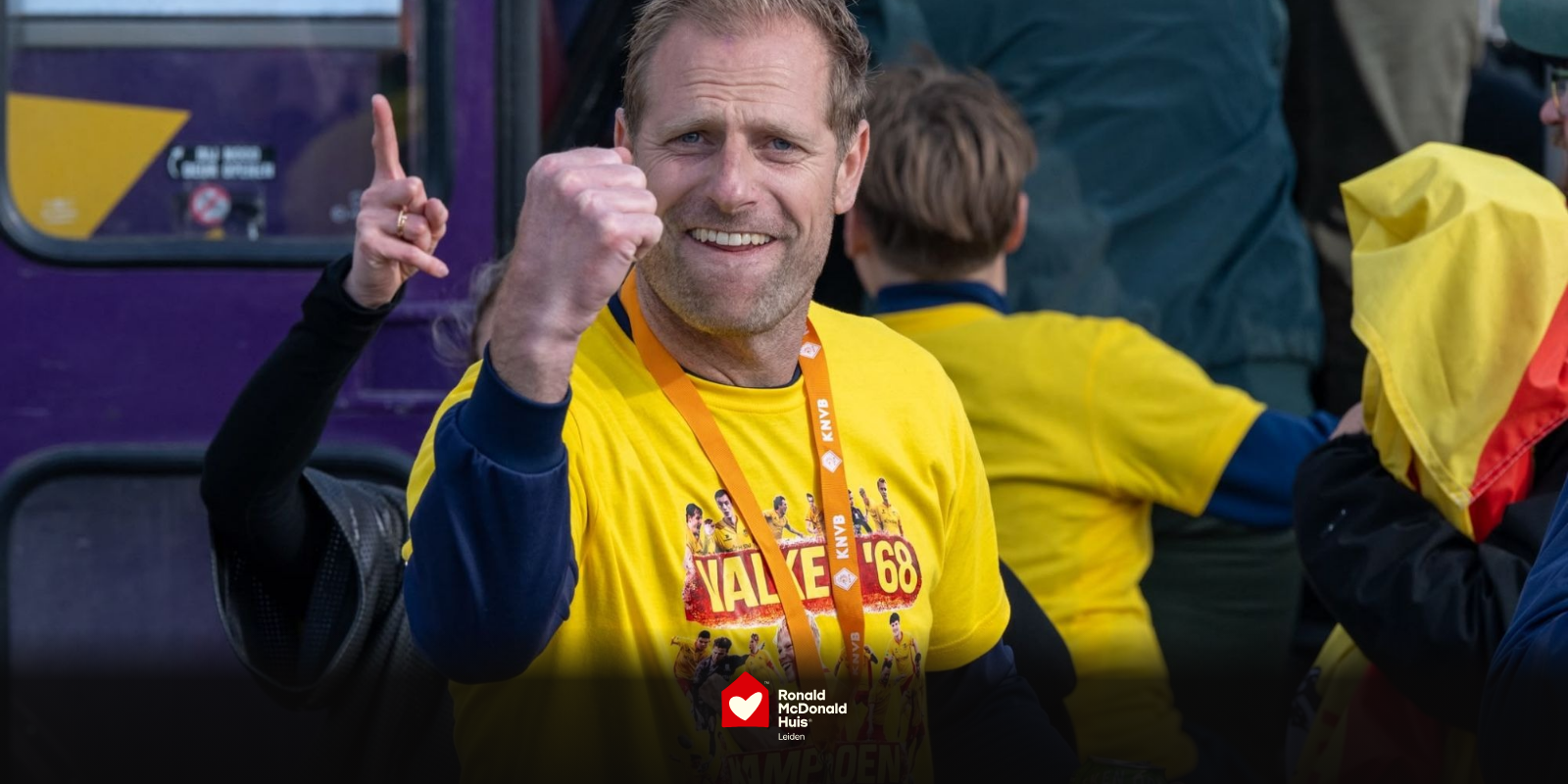 Derek van der Plas speelt mee in de benefietwedstrijd voor het Ronald McDonald Huis Leiden