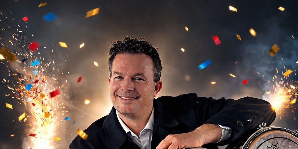Feestzanger Martijn Stam