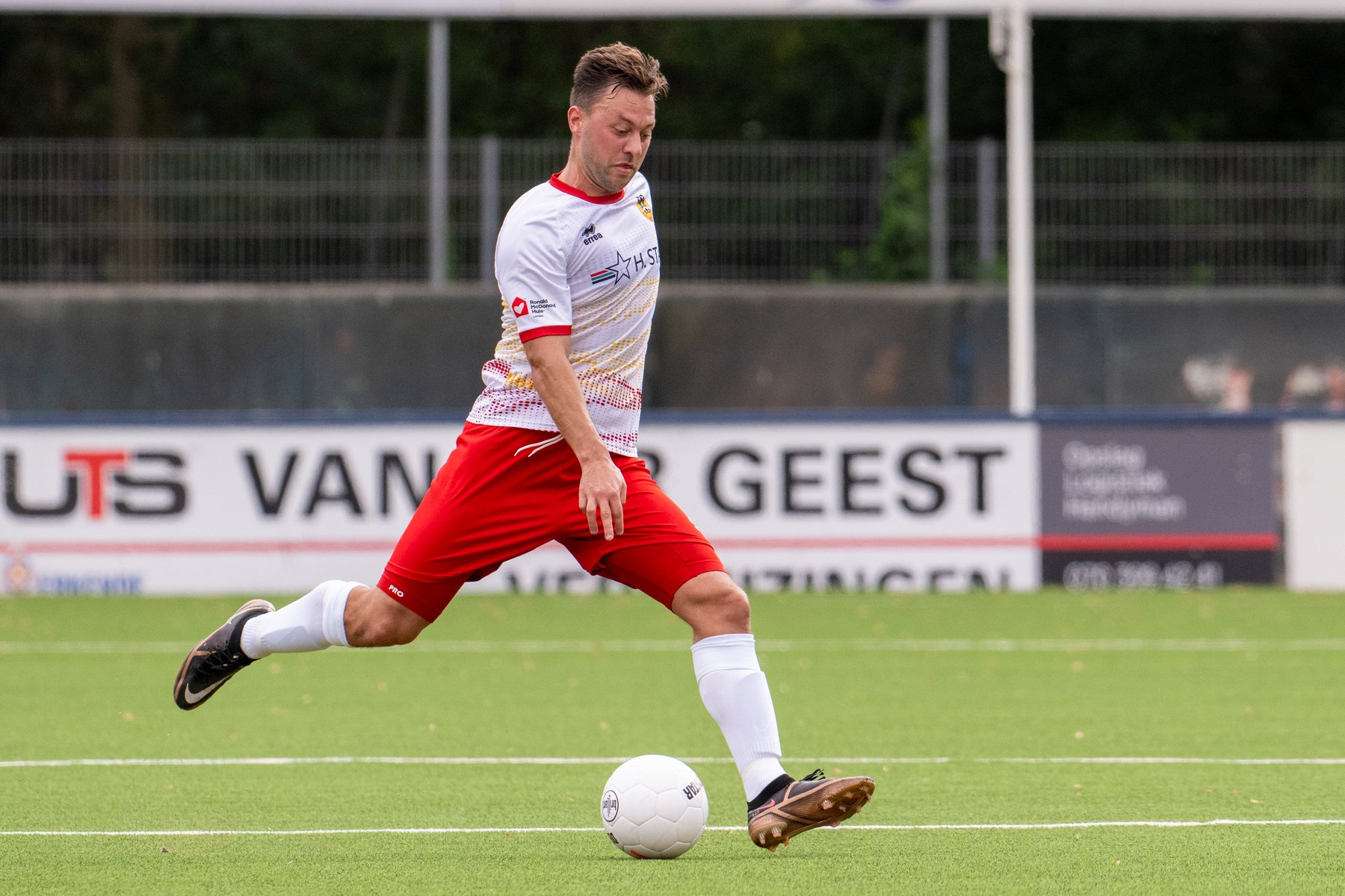Sammy Zandbergen tijdens Quick - Valken '68