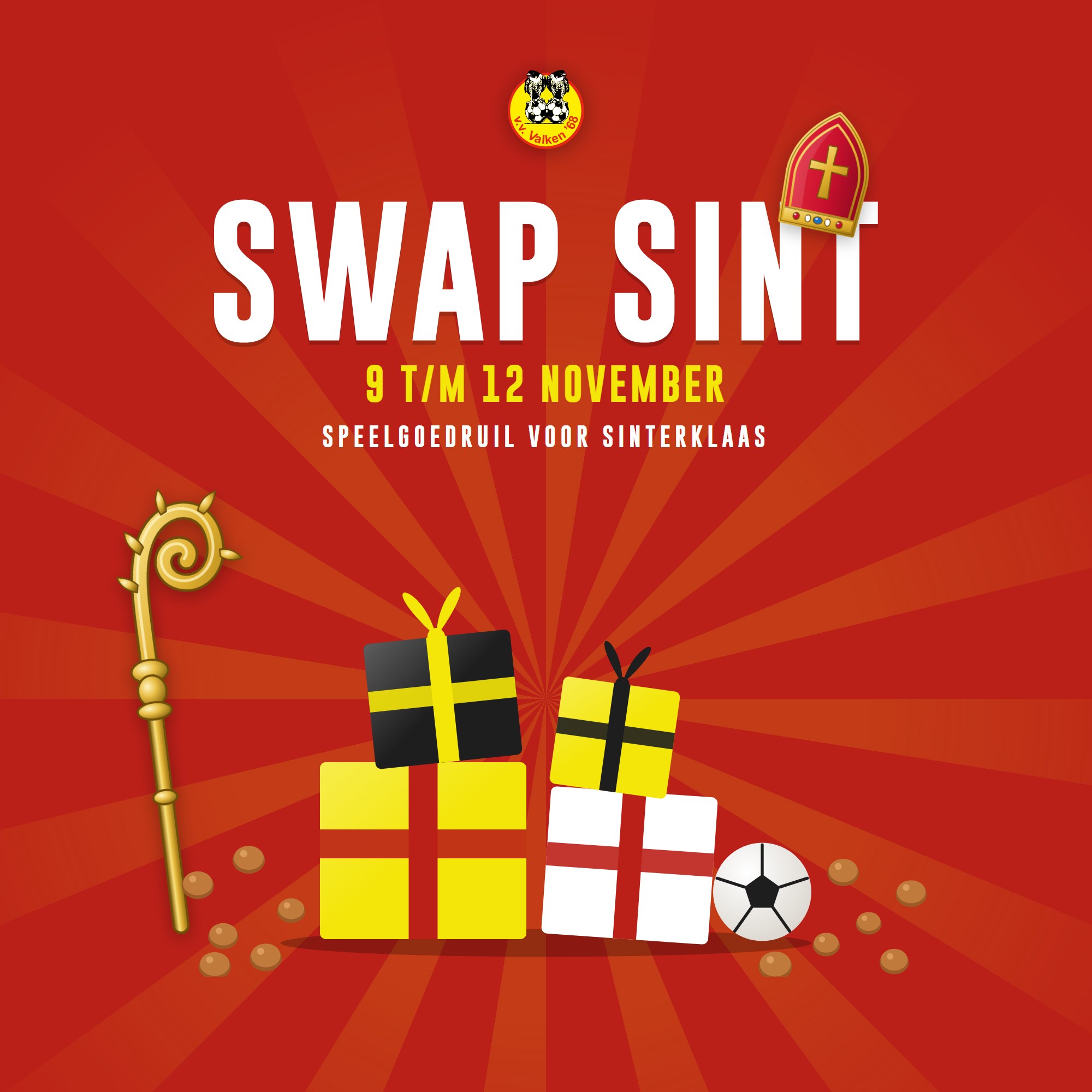 Swap Sint, 9 t/m 12 november